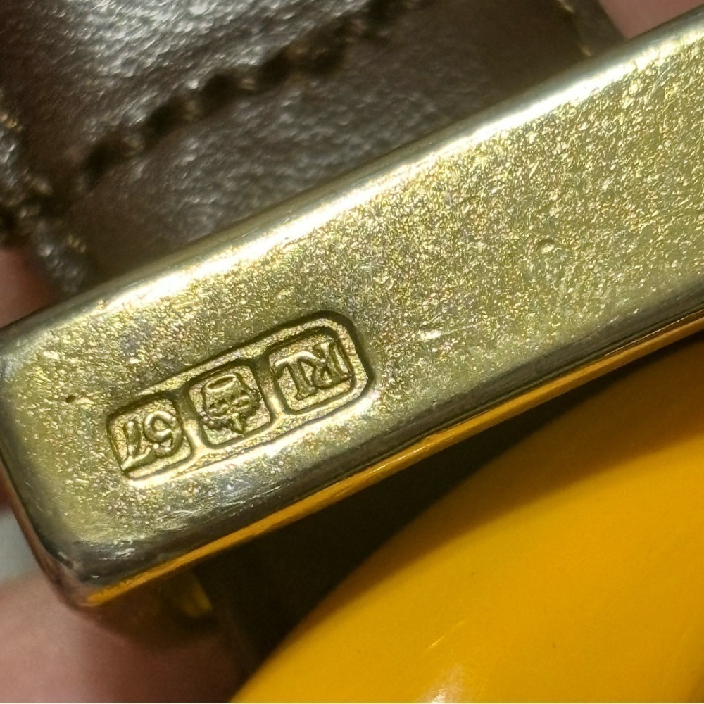 Ralph Lauren leather brass buckle medium - Picture 4 of 9
